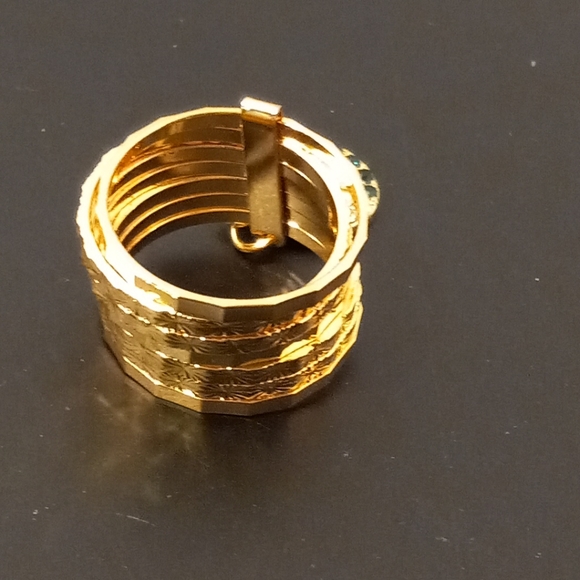 LAST ONE Virgen Guadalupe Semanario Woman Ring Gold Layered/ Oro Laminado NWOT - Picture 8 of 10
